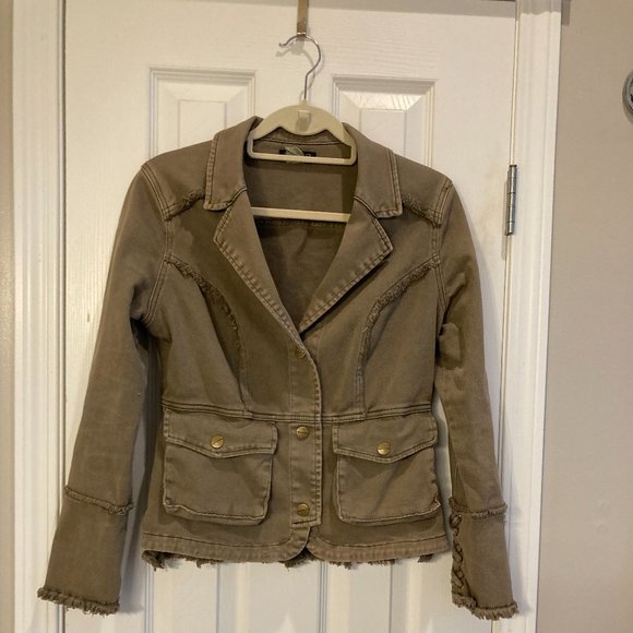 Olive Green Brown Jacket or Blazer - Picture 1 of 6